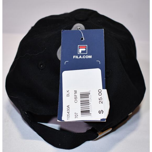 NWT Adjustable Mens FILA Logo Embroidered Logo Baseball Hat 0225!!! - Picture 4 of 7
